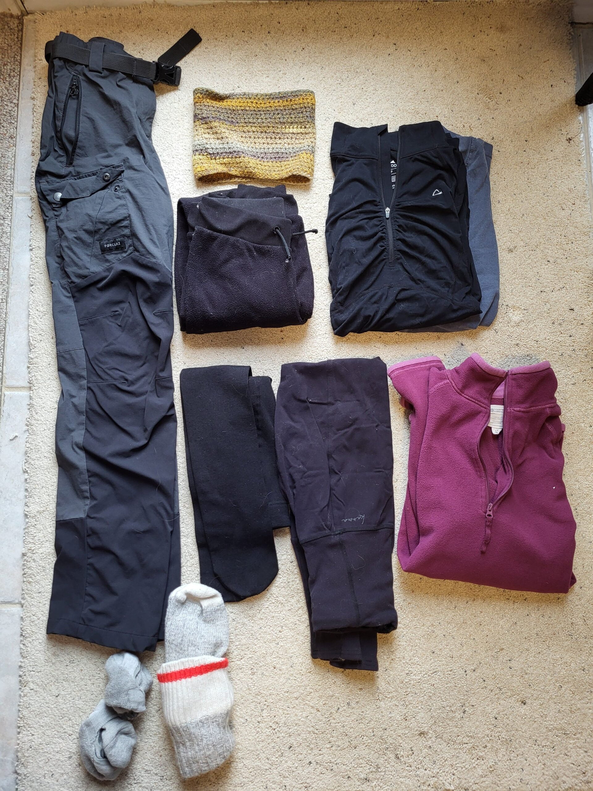 Hiking Clothes for the inca Trail