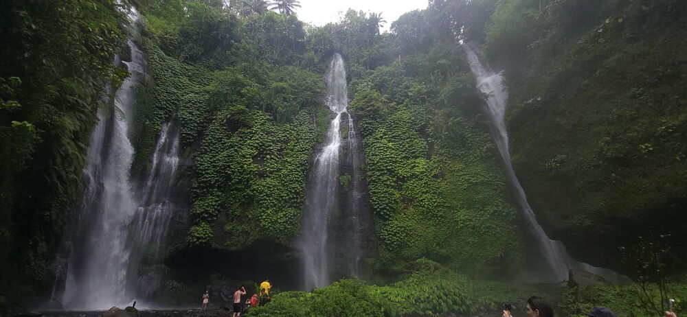 Lemukih Falls in Bali, Indonesia