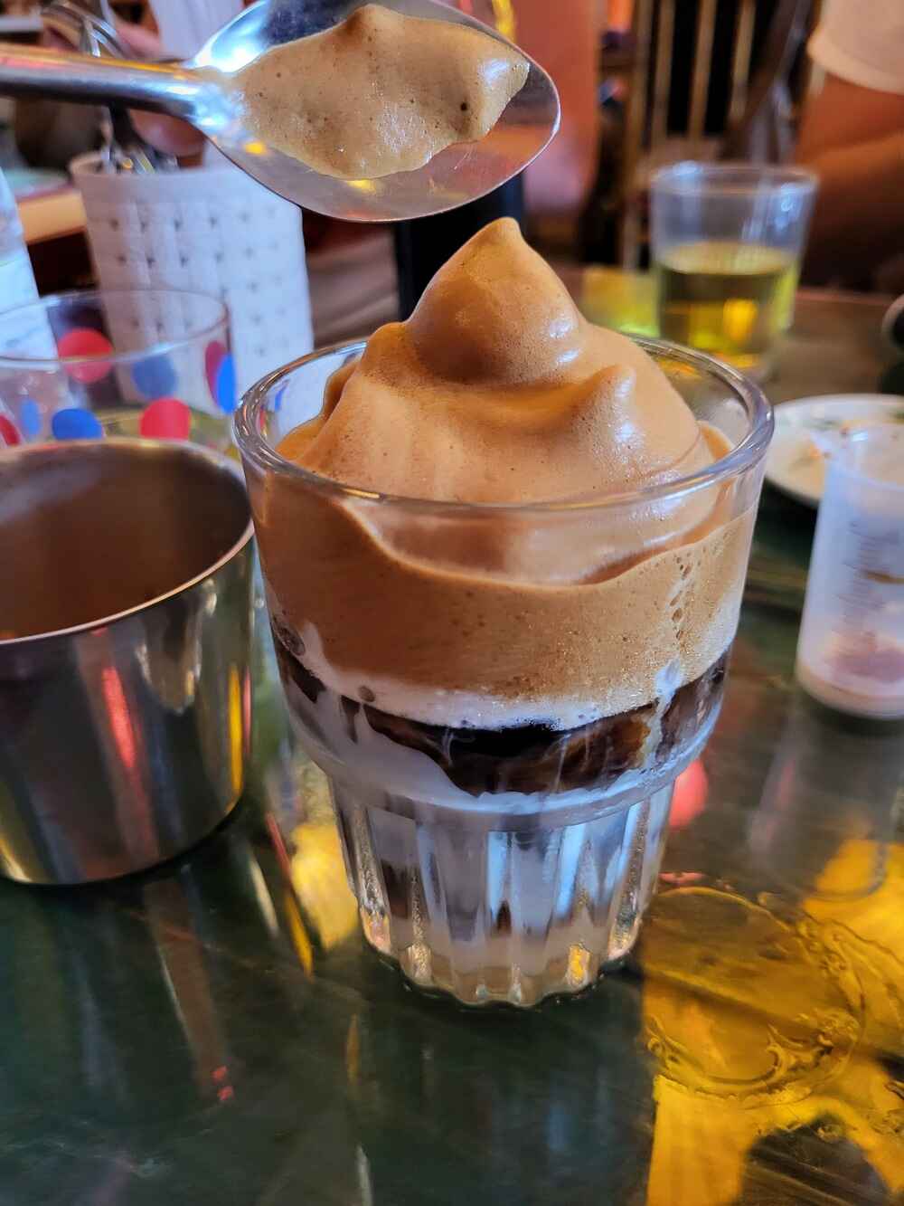 Traditional Vietnamese white coffee