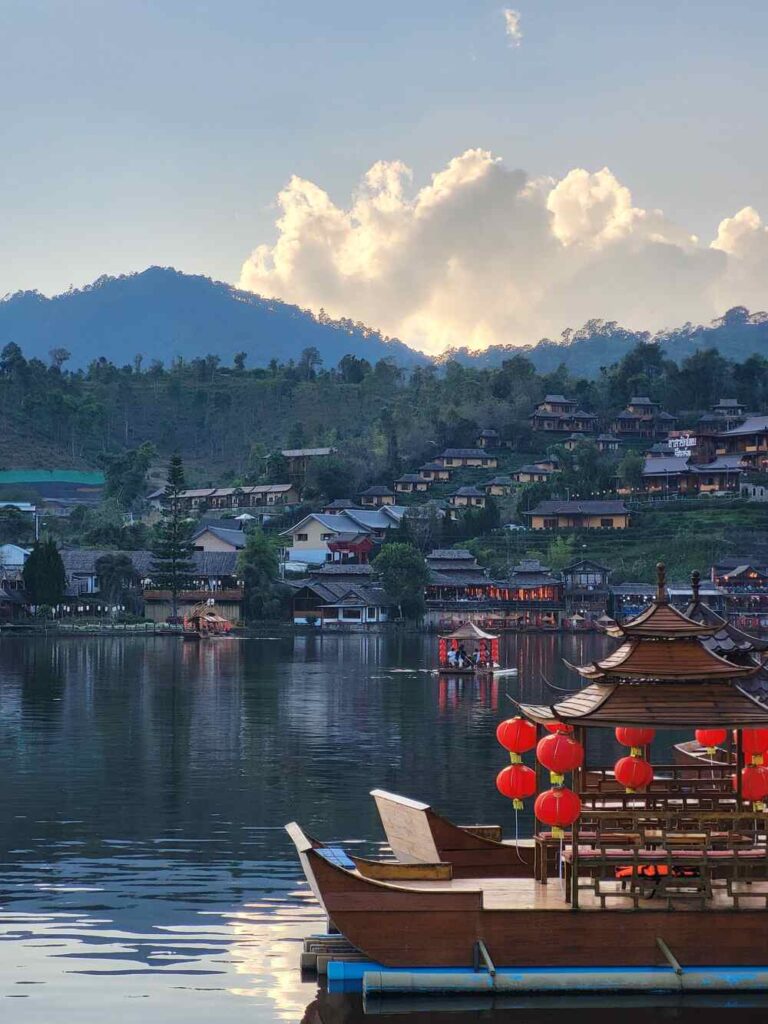 The Town Of Ban Rak Thai In Northern Thailand