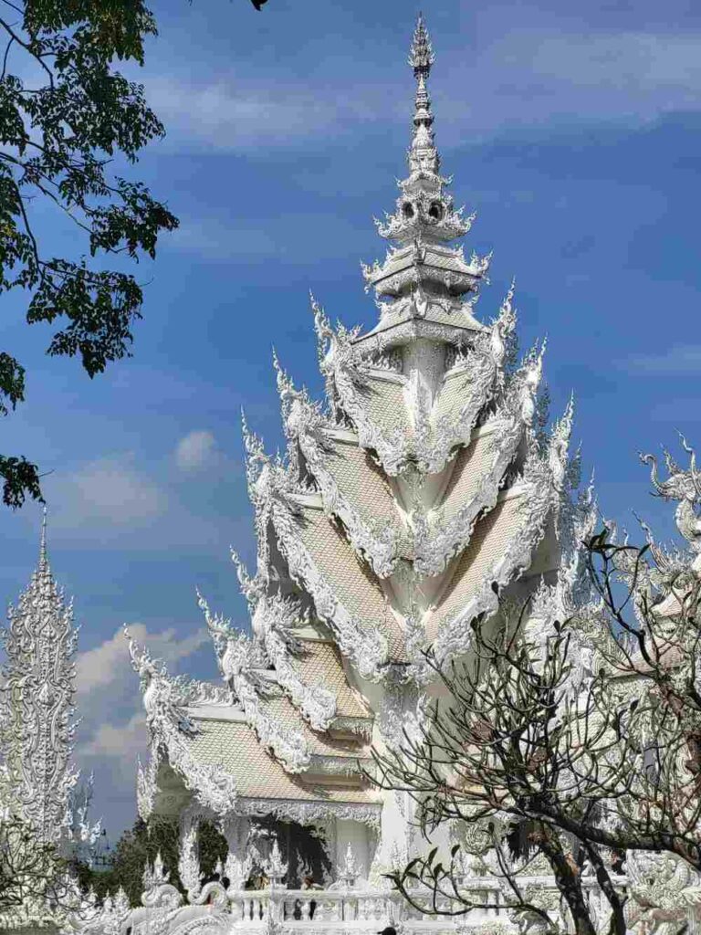 The White Temple Roofing details in Chiang Rai