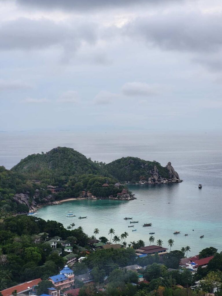 Lookout 1 of the 3 part trail lookouts in Koh Phi Phi, Thailand