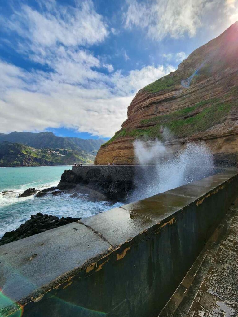 The Whale Hole in Porto Da Cruz, Madeira island.